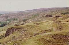 
'Mains' works area, Rosedale, North Yorkshire, August 1975